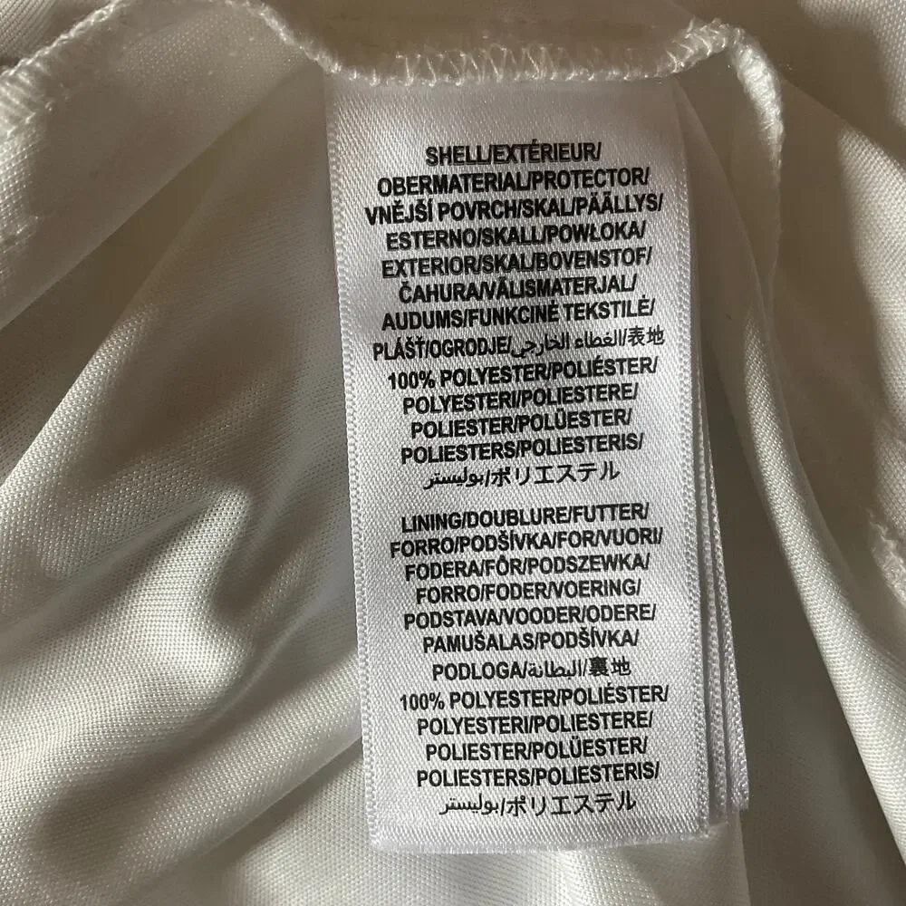 Adrianna Papell Sequin Sleeveless Sheath Cocktail Dress White and Silver Size 8 - Picture 12 of 13
